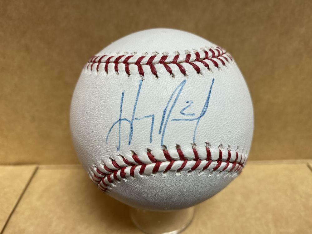 HANLEY RAMIREZ INDIANS/DODGERS/RED SOX SIGNED AUTO M.L. BASEBALL W/ COA