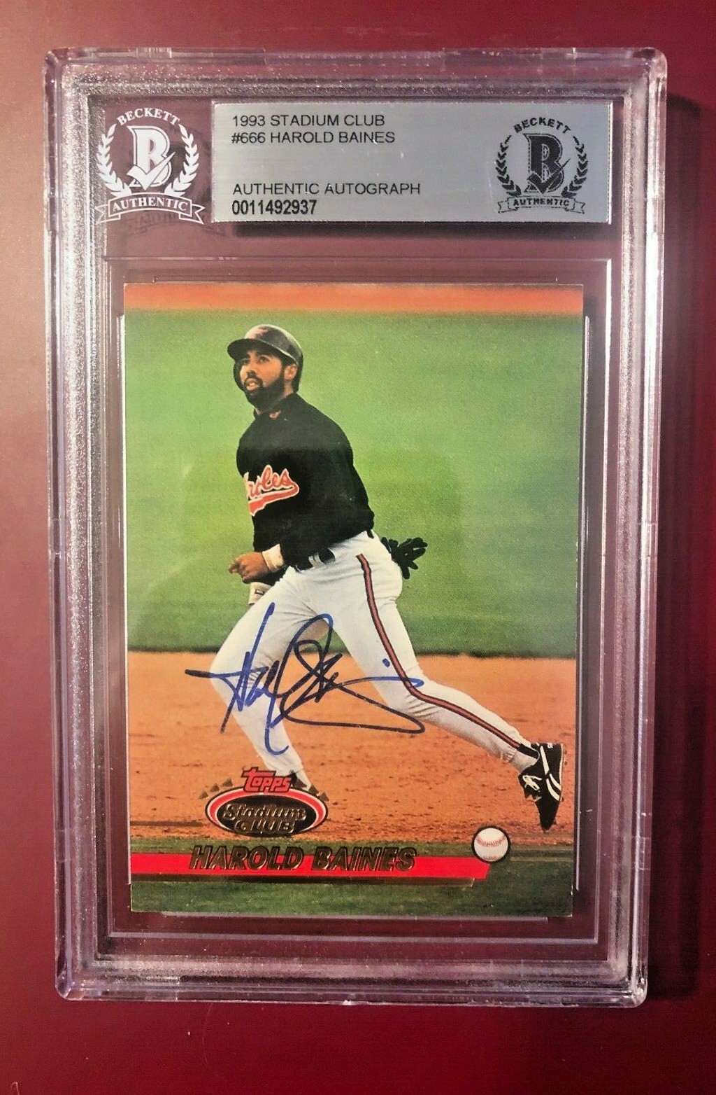 1993 STADIUM CLUB HAROLD BAINES #666