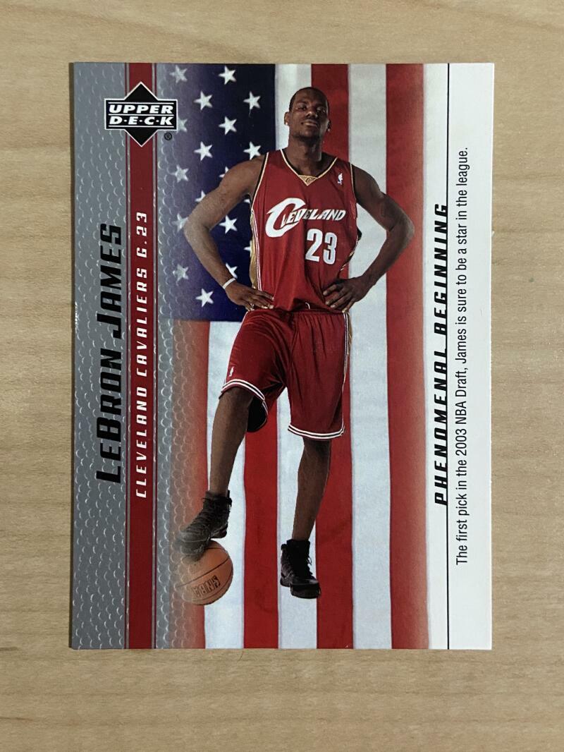 2003-04 UD PHENOMENAL BEGINNING LEBRON JAMES #20 CLEVELAND CAVALIERS