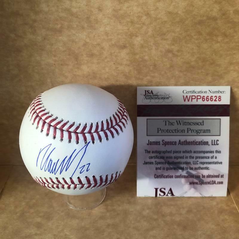 RAMON LAUREANO OAKLAND A'S SIGNED AUTOGRAPHED M.L. BASEBALL JSA WPP66628