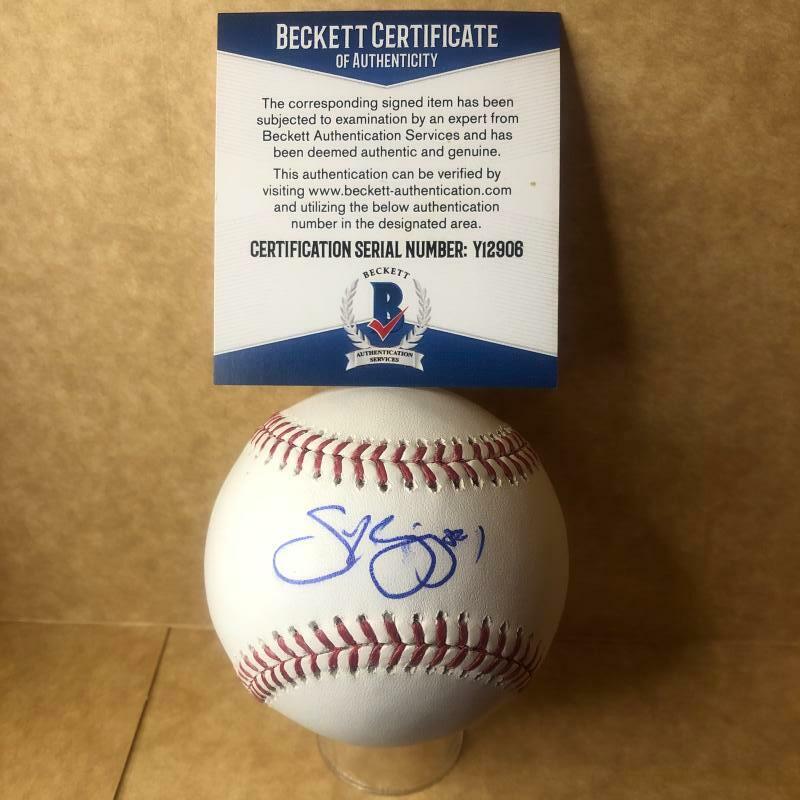 SCOTT KINGERY PHILADELPHIA PHILLIES SIGNED AUTOGRAPHED M.L. BASEBALL BECKETT Y12
