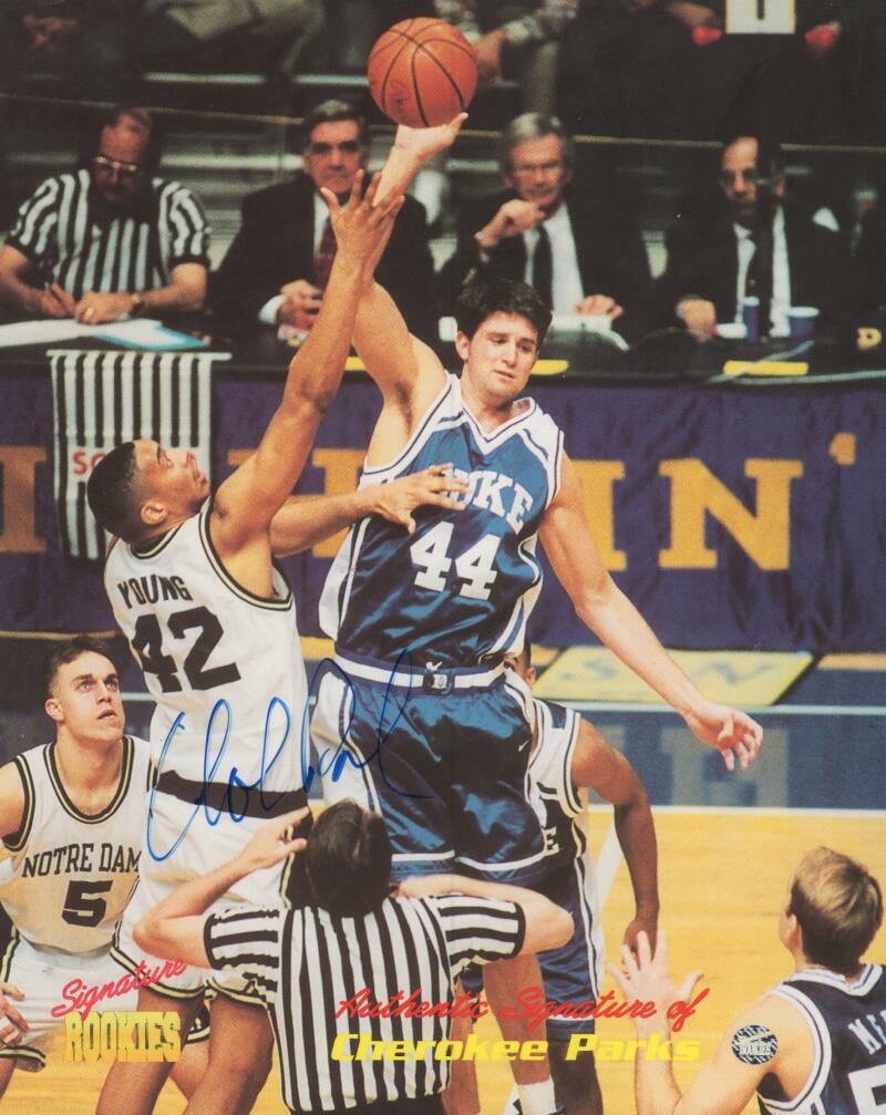 SIGNATURE ROOKIES CHEROKEE PARKS DUKE SIGNED W/ COA