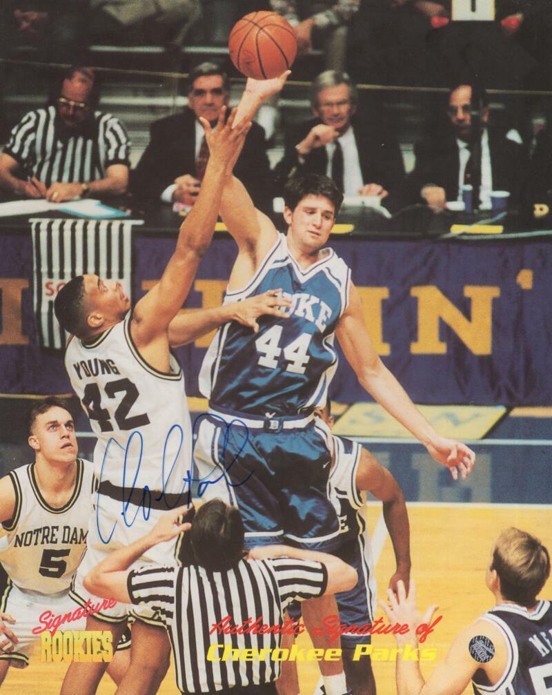 SIGNATURE ROOKIES CHEROKEE PARKS DUKE SIGNED W/ COA