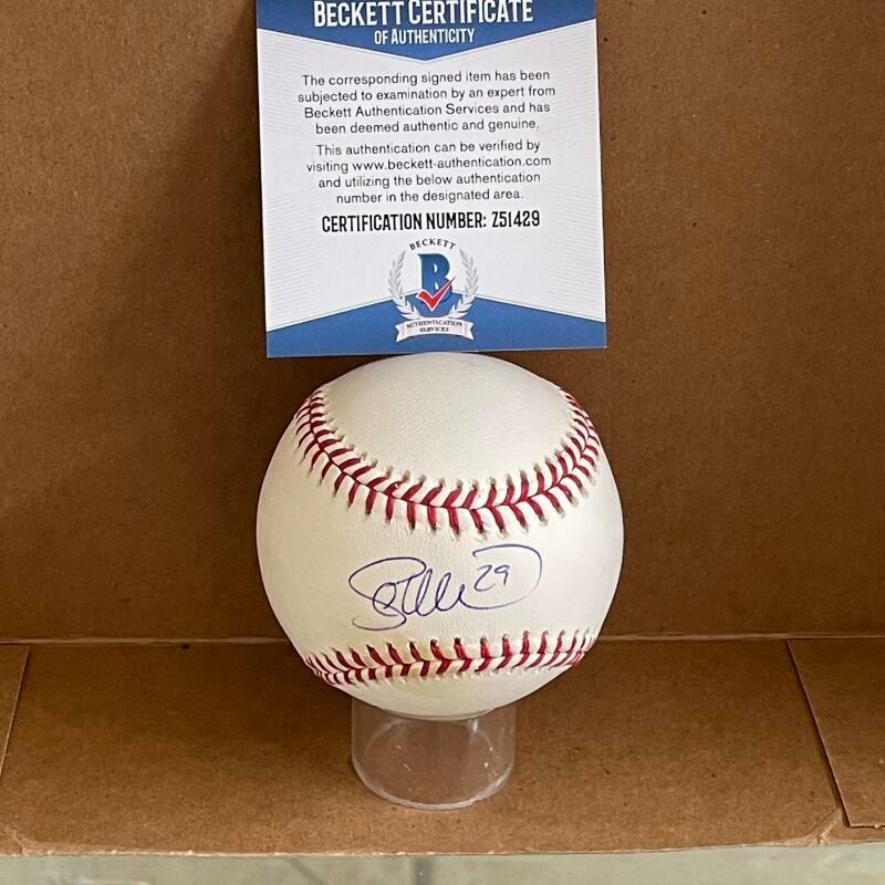 SHEA HILLENBRAND RED SOX/GIANTS SIGNED AUTOGRAPHED M.L. BASEBALL BECKETT Z51429