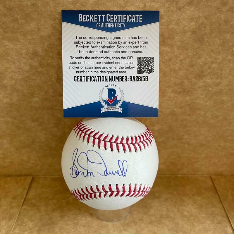 SAM MCDOWELL SIGNED AUTOGRAPHED M.L. BASEBALL BAS BA26159