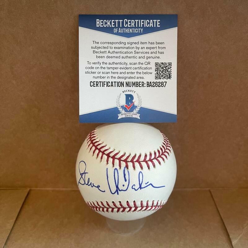 STEVE WHITAKER NEW YORK YANKEES SIGNED AUTO M.L. BASEBALL BAS BA26287
