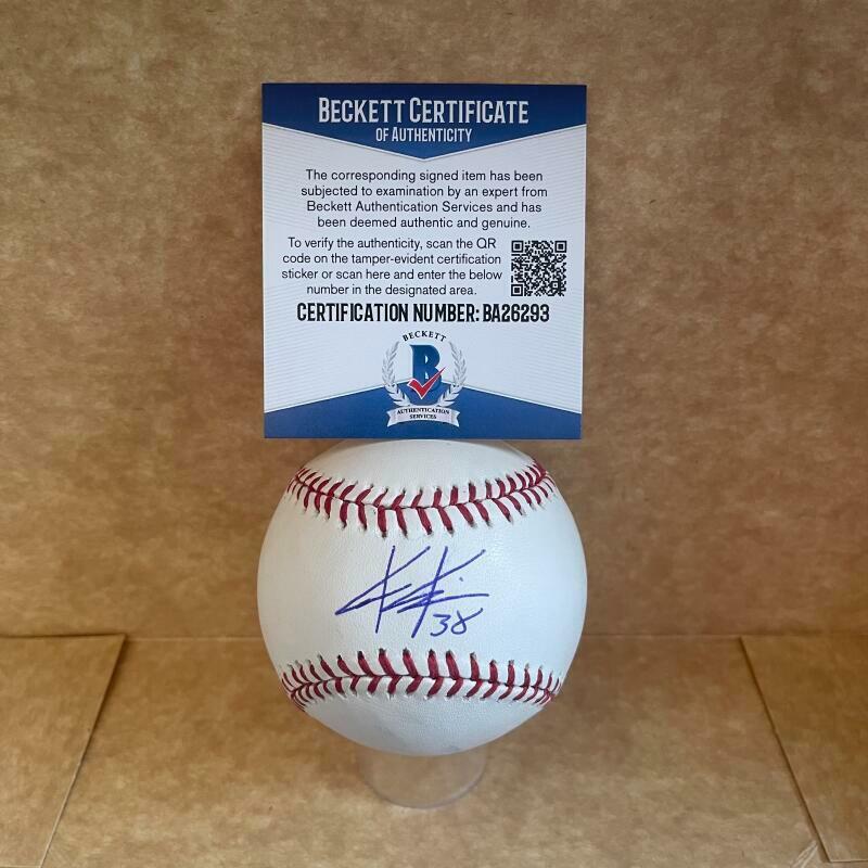 KYLE KENDRICK BOSTON RED SOX SIGNED AUTO M.L. BASEBALL BAS BA26293