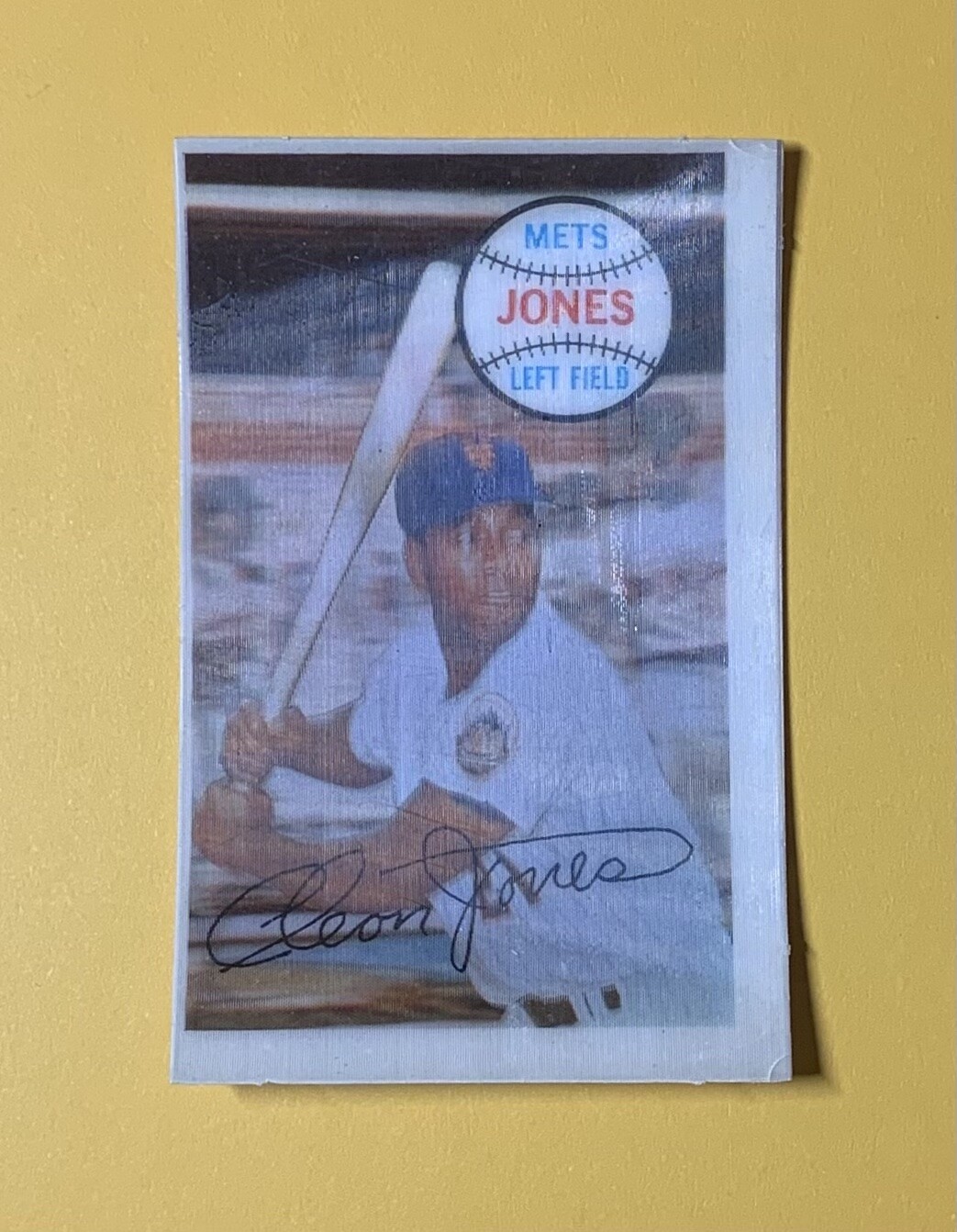 1970 KELLOGGS 3-D SUPERSTARS CLEON JONES #3 METS