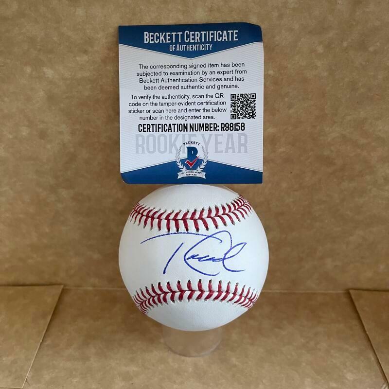 TYLER CALLIHAN CINCINNATI REDS ROOKIE YEAR SIGNED AUTO M.L. BASEBALL BAS R98158