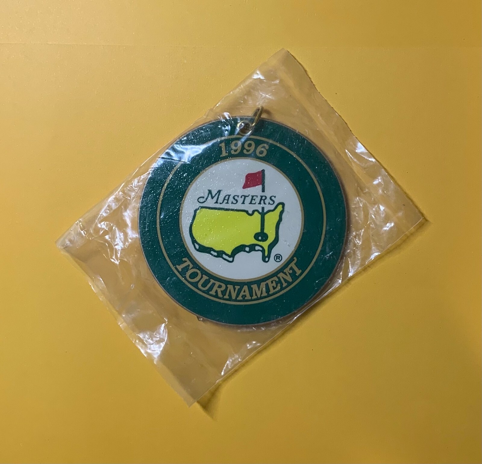 1996 MASTERS TOURNAMENT BAG TAG NICK FALDO WINNER