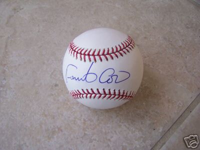 FAUSTO CARMONA INDIANS SIGNED OFFICIAL ML BASEBALL