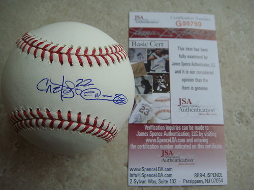 CARLOS PENA CHICAGO CUBS SIGNED BASEBALL W/ JSA