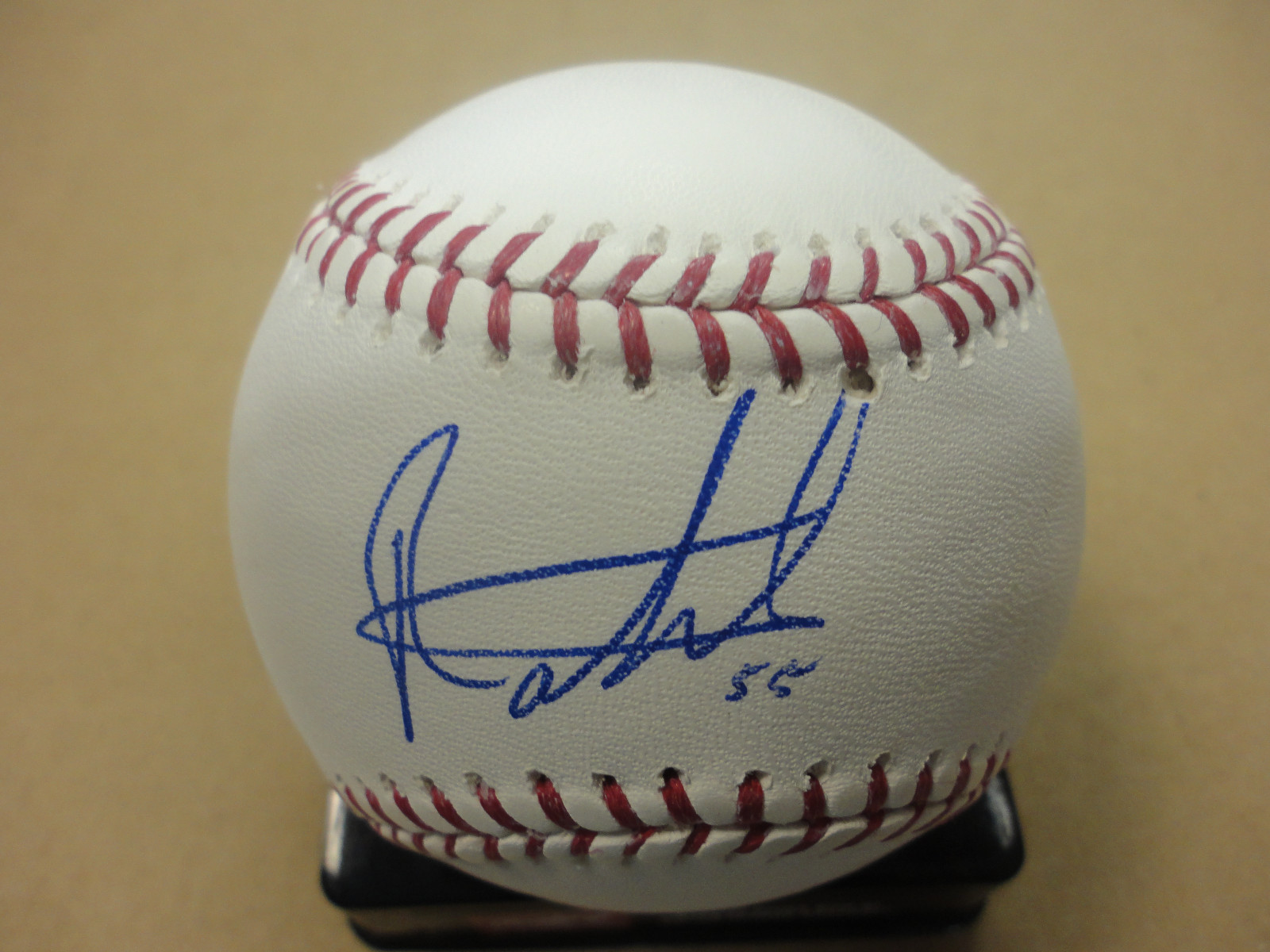 ROMAN MENDEZ TEXAS RANGERS SIGNED AUTOGRAPHED MAJOR LEAGUE BASEBALL COA