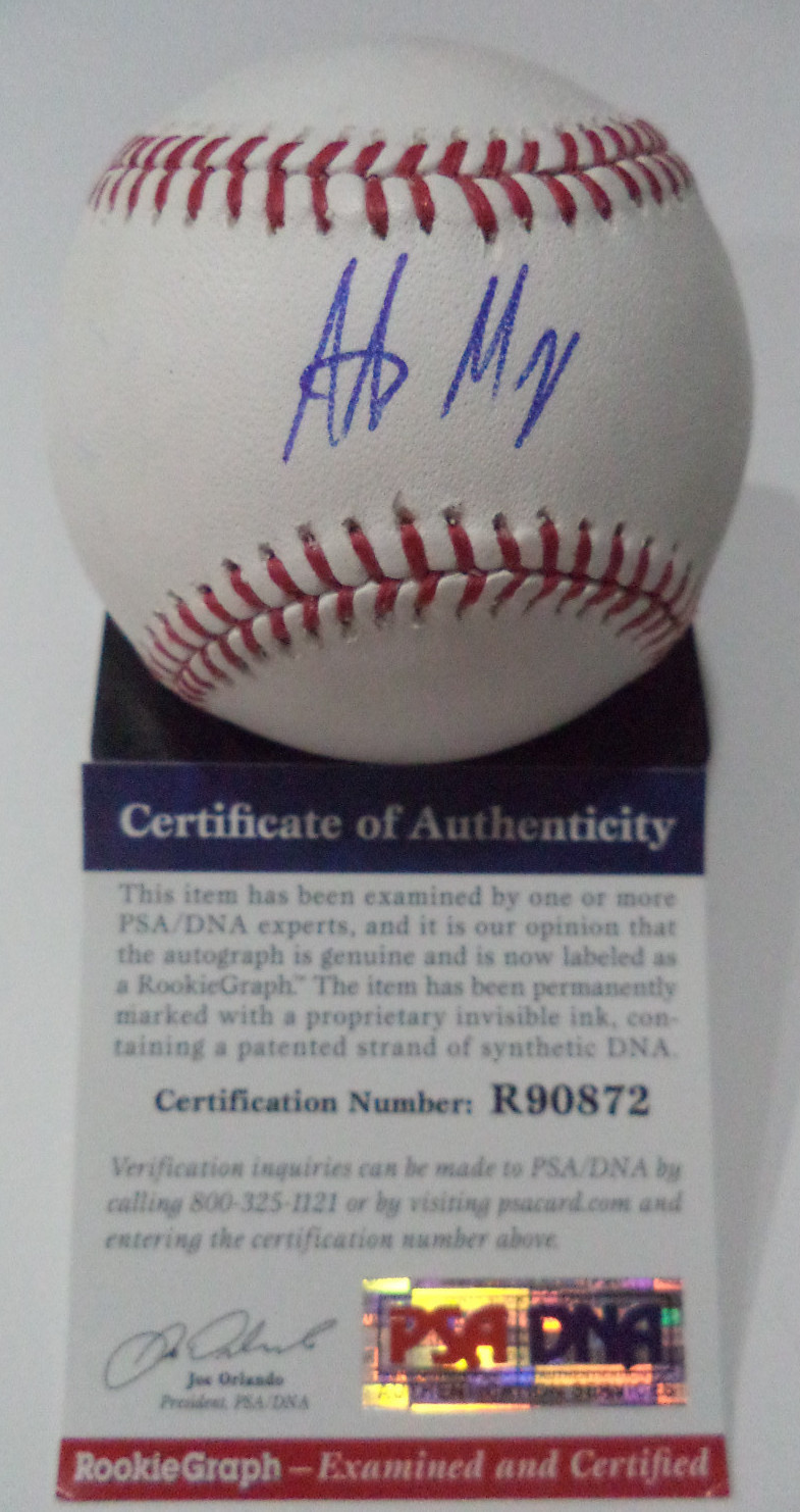 ALEX MEYER TWINS SIGNED ROMLB BASEBALL 