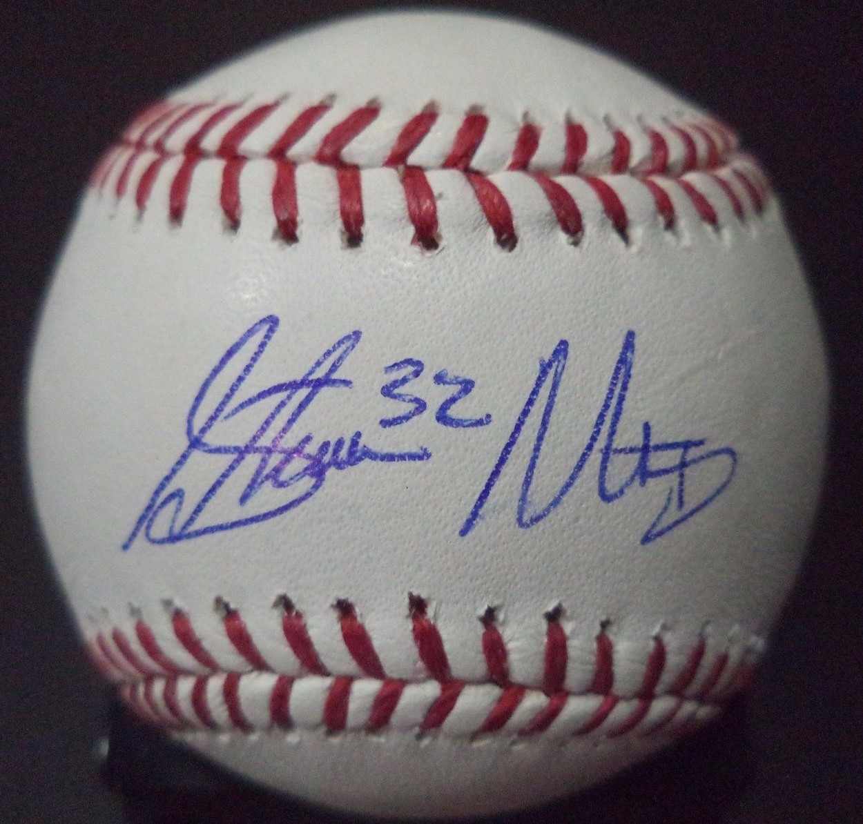 STEVEN STEVE MATZ NEW YORK METS SIGNED AUTOGRAPHED ROMLB BASEBALL W/COA PROOF I