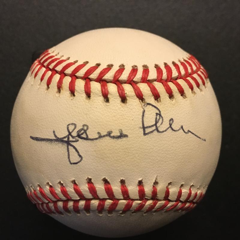 JESUS ALOU OAKLAND A'S A.L. SIGNED AUTOGRAPHED BASEBALL W/COA