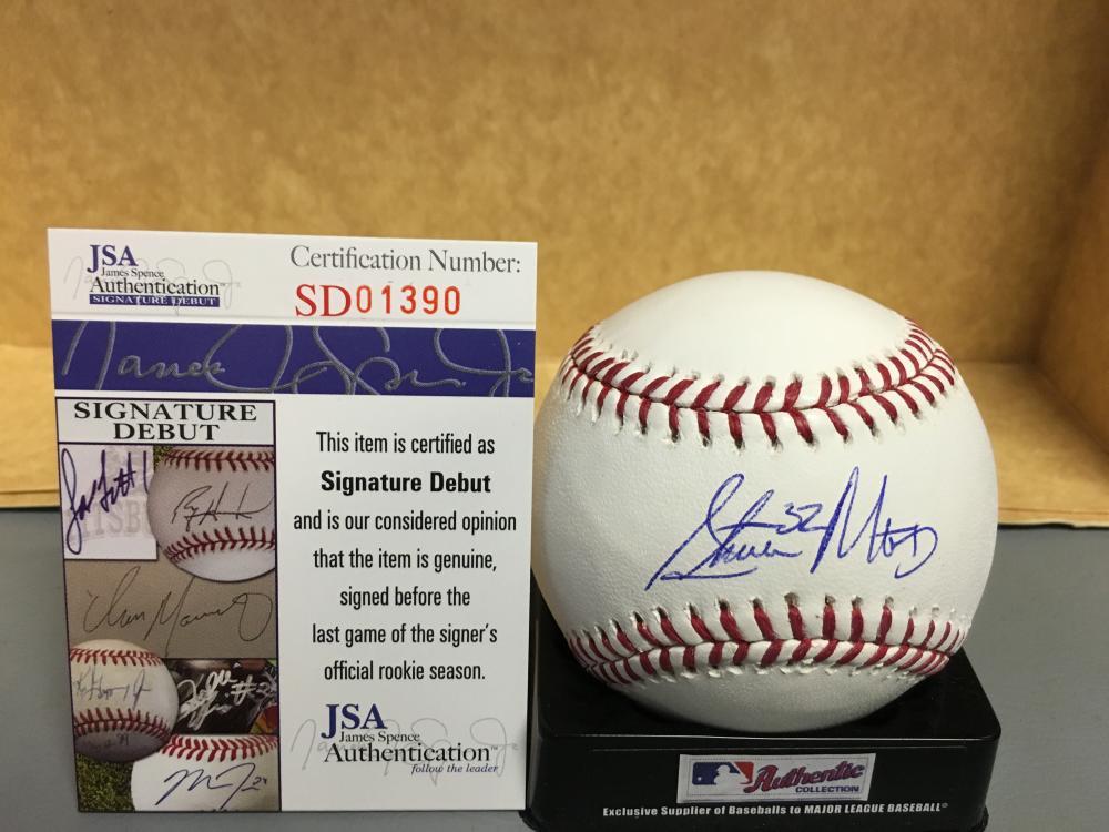 STEVEN STEVE MATZ NEW YORK METS 50TH SIGNATURE DEBUT M.L. SIGNED BASEBALL JSA SD