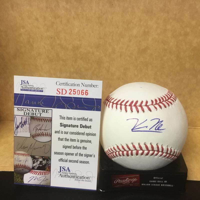 KEVIN NEWMAN PIITSBURGH PIRATES M.L. SIGNED BASEBALL JSA SD25066