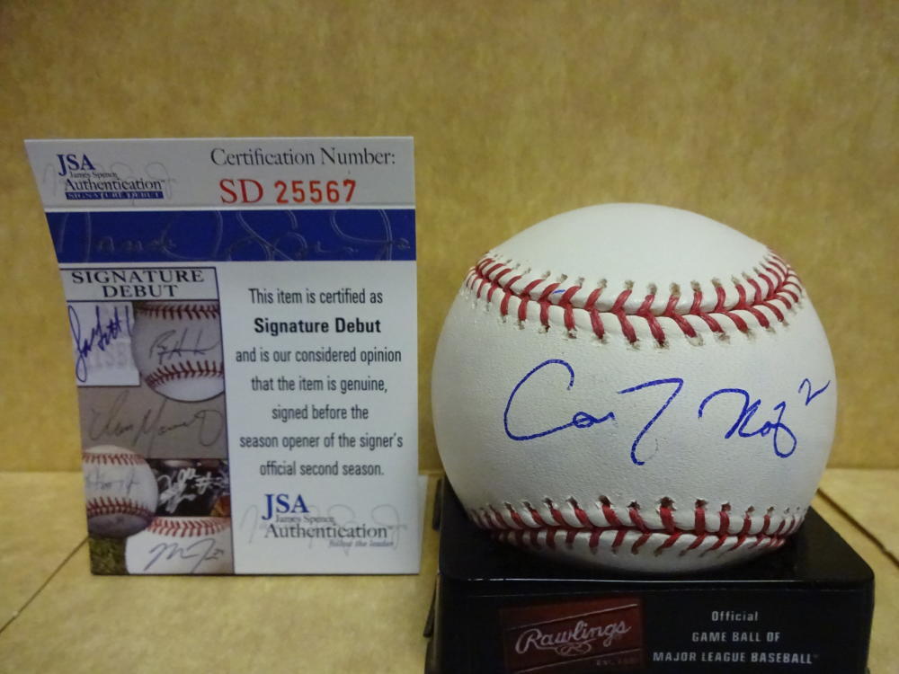 COREY RAY MILWAUKEE BREWERS SIGNATURE DEBUT M.L. BASEBALL JSA SD25567