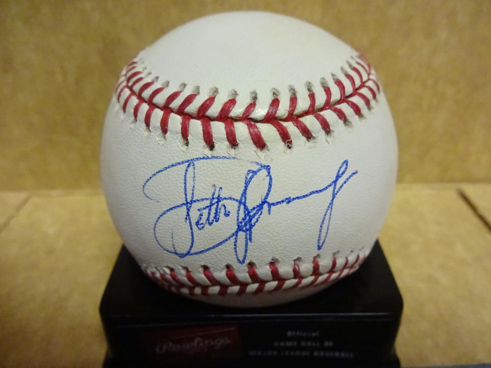 SETH GRESINGER TIGERS/TWINS/BRAVES SIGNED M.L. BASEBALL W/COA