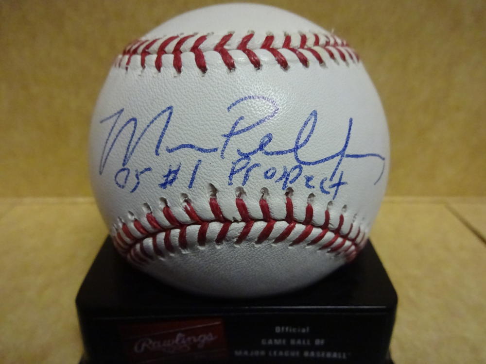MIKE PELFREY 05 #1 PROSPECT SIGNED M.L. BASEBALL W/COA
