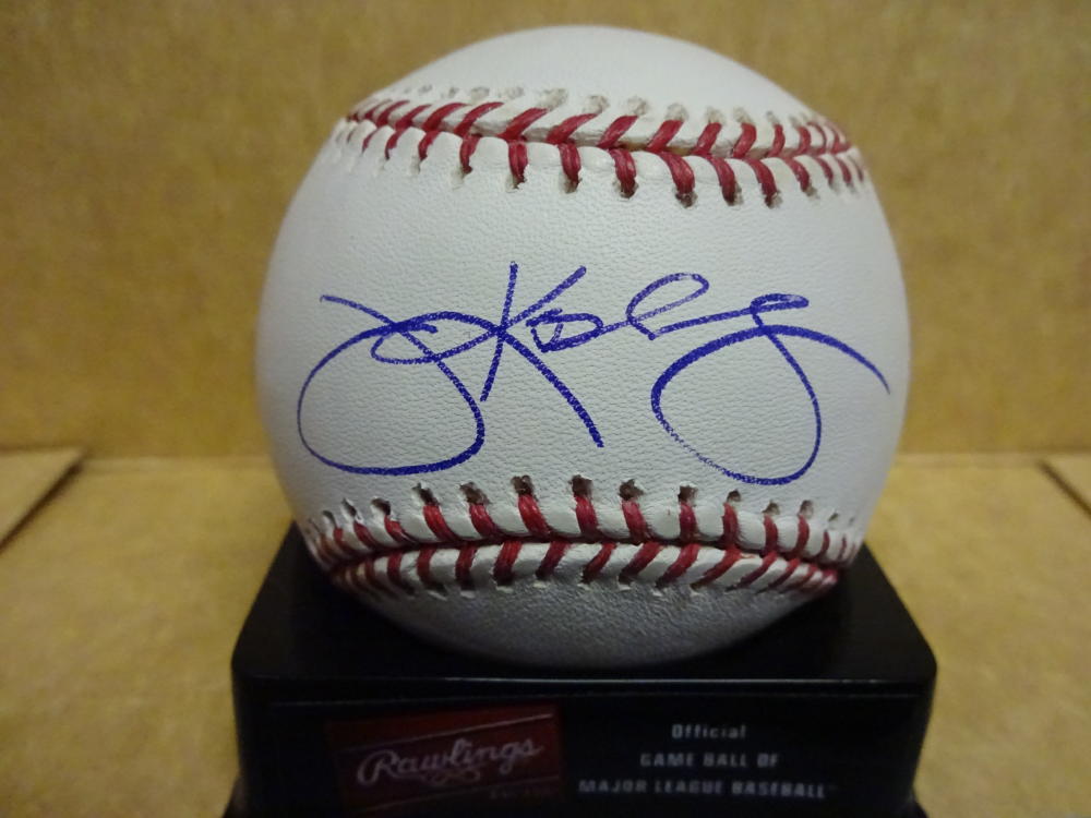 JOE KOSHANSKY COLORADO ROCKIES SIGNED M.L. BASEBALL W/COA