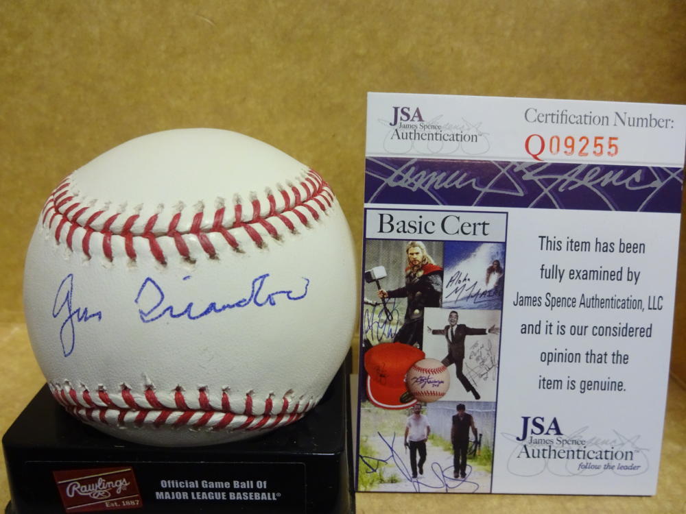 GUS TRIANDOS YANKEES/ORIOLES/TIGERS SIGNED M.L BASEBALL JSA Q09255