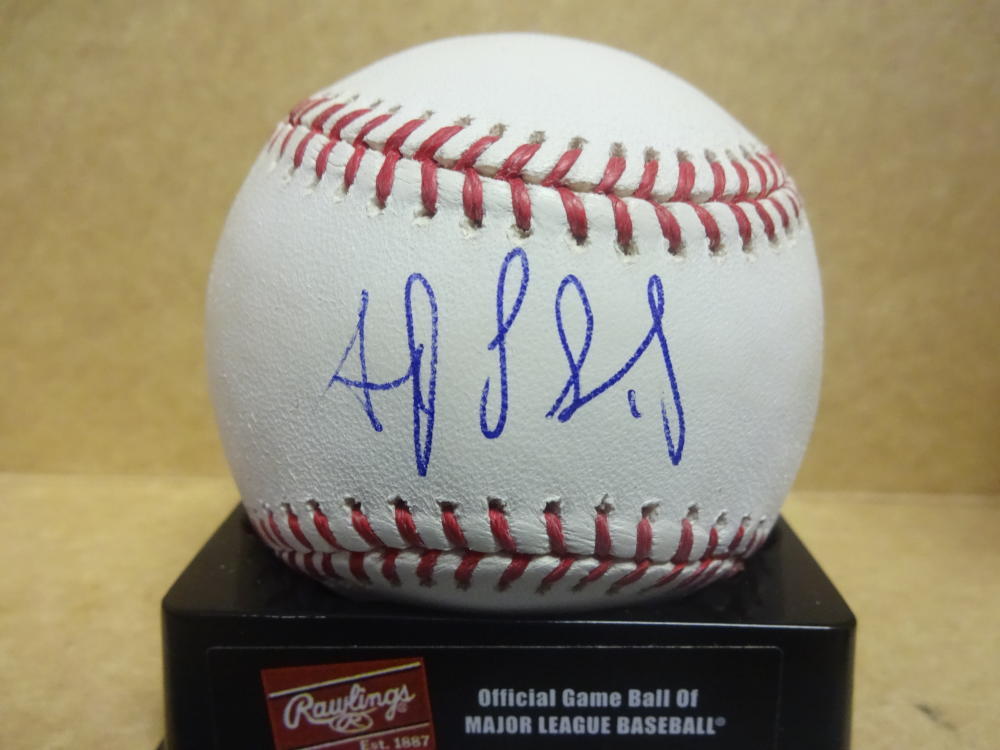 ANGEL SANCHEZ ROYALS/RED SOX/WHITE SOX SIGNED M.L. BASEBALL W/COA