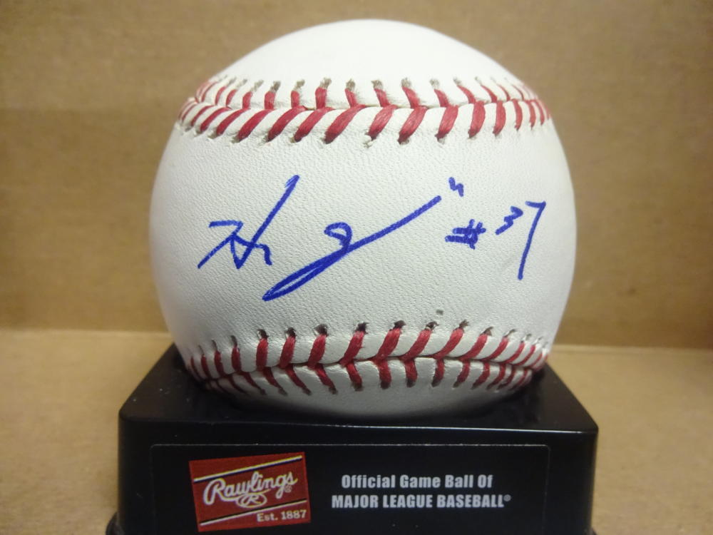 HIDEKI OKAJIMA BOSTON RED SOX JAPAN SIGNED M.L. BASEBALL W/COA