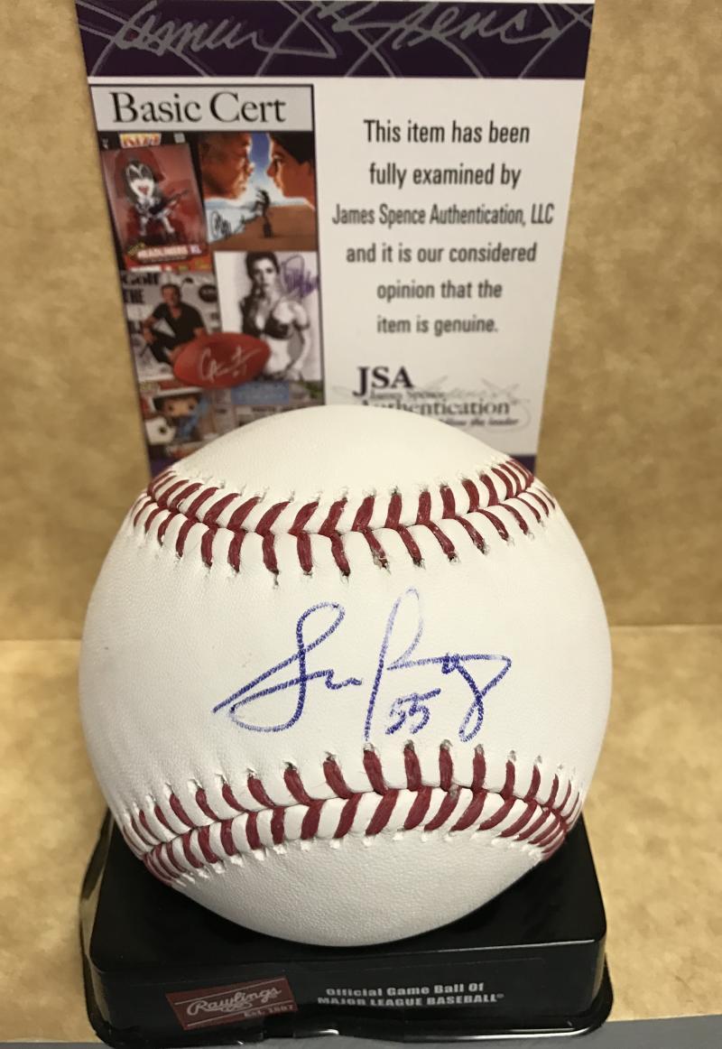 STEPHEN PISCOTTY ST LOUIS CARDINALS SIGNED AUTOGRAPHED BASEBALL JSA R51637