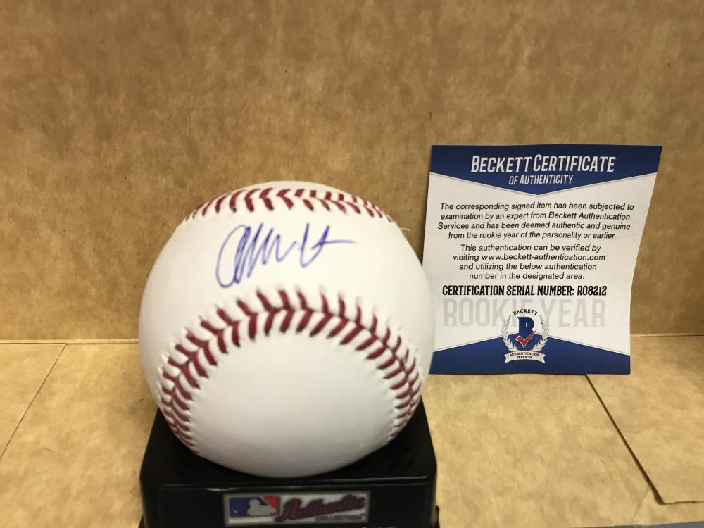 ALEC HANSEN CHICAGO WHITE SOX ROOKIE BALL M.L. SIGNED BECKETT AUTH. R08212