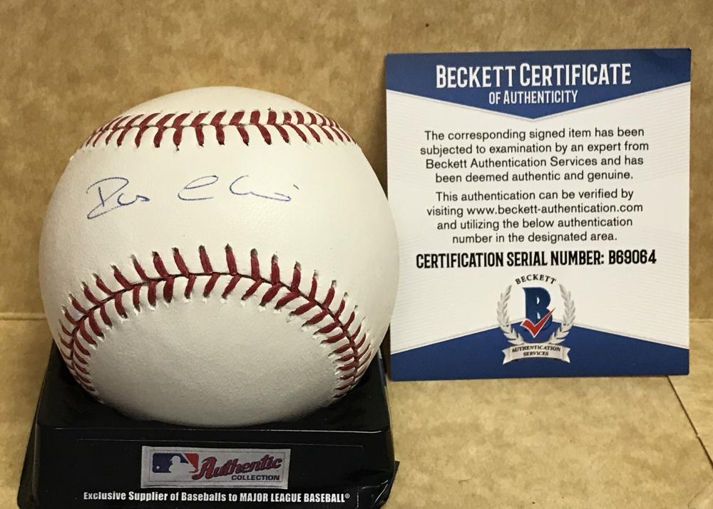 ROBINSON CANO SEATTLE MARINERS SIGNED M.L. BASEBALL BECKETT AUTH. B69064