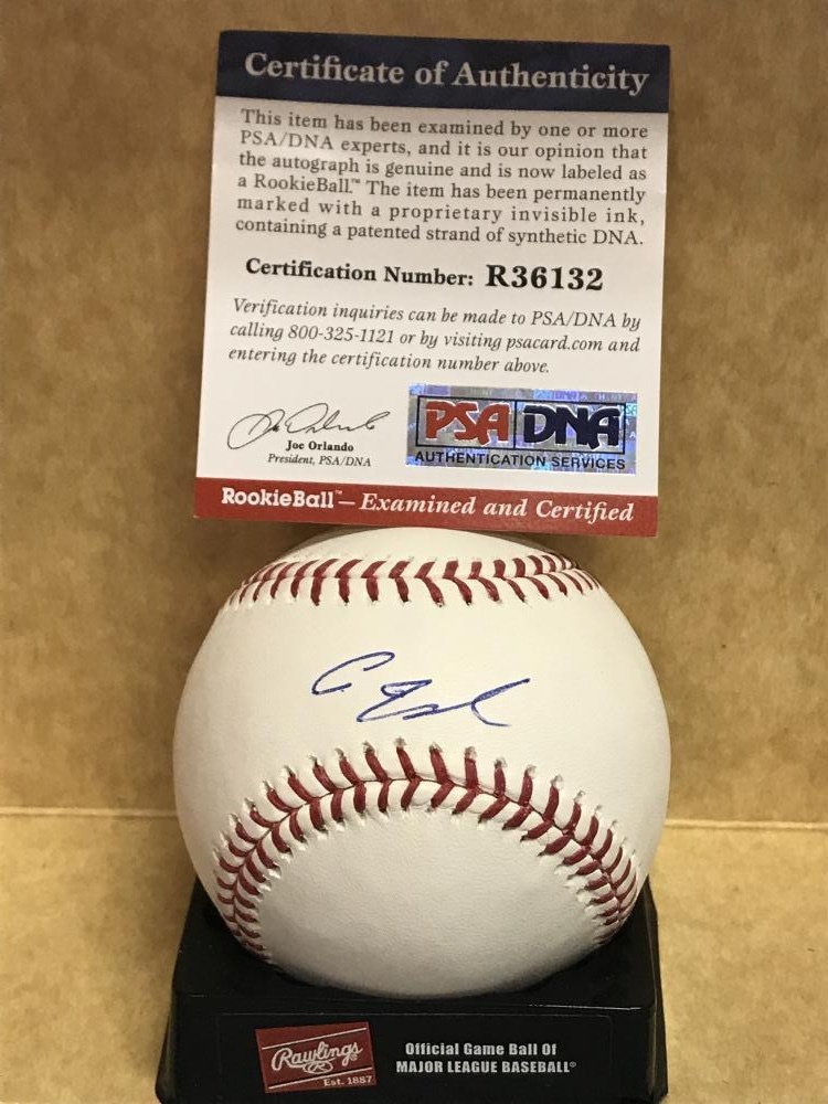 A.J. REED HOUSTON ASTROS SIGNED M.L. ROOKIE BASEBALL PSA/DNA R36132
