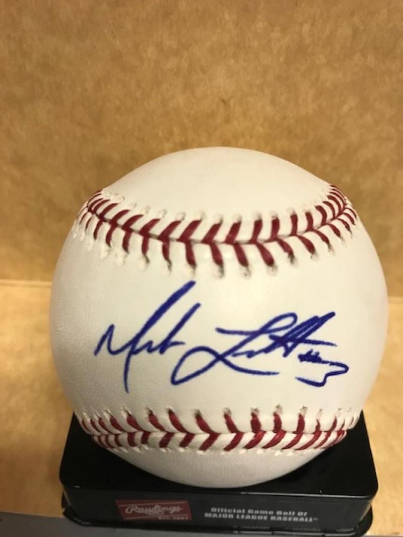 MARK LORETTA ASTROS/BREWERS/DODGERS/RED SOX SIGNED M.L. BASEBALL W/COA