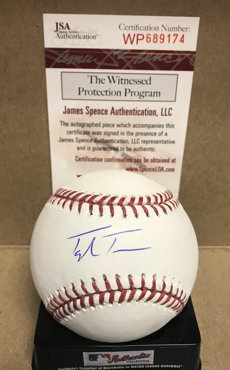 TAYLOR TRAMMELL SEATTLE MARINERS SIGNED M.L. BASEBALL JSA WP689174