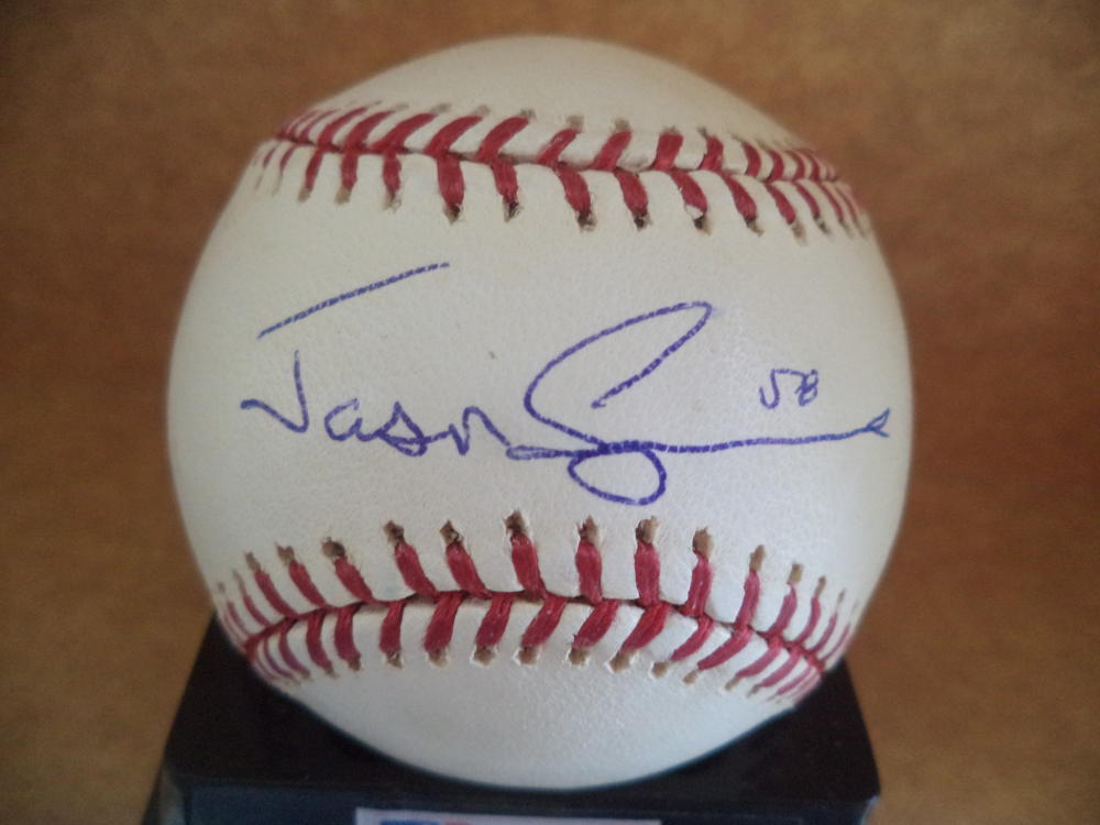 JASON SZUMANSKI PADRES/ONLY US AIR FORCE LIEUTENANT IN MAJORS SIGNED BASEBALL CO