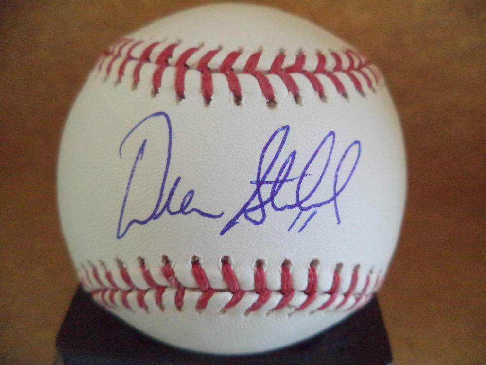 DREW STUBBS BRAVES/REDS/GIANTS SIGNED AUTOGRAPHED M.L. BASEBALL W/COA