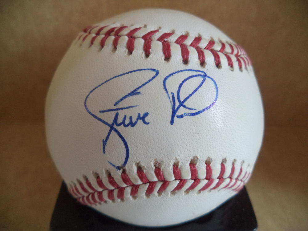 STEVE REED GIANTS/BRAVES/METS SIGNED AUTOGRAPHED M.L. BASEBALL W/COA