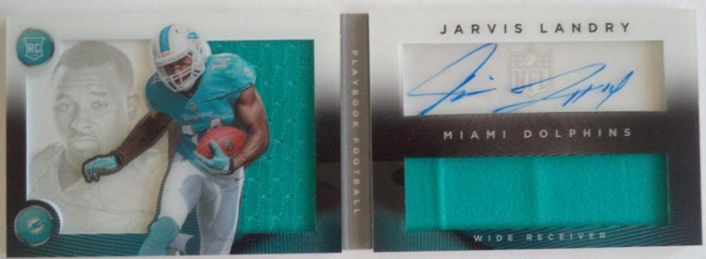 JARVIS LANDRY 2014 PANINI ABSOLUTE TOOLS OF THE TRADE /250 AUTOGRAPH JERSEY CARD