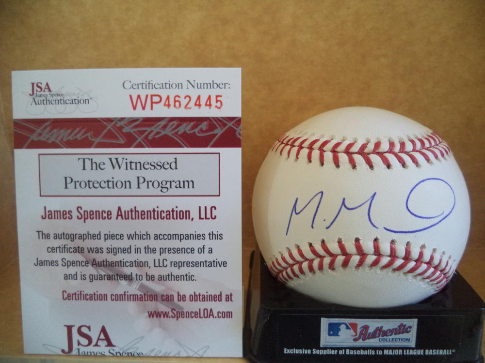 MANUEL MARGOT SAN DIEGO PADRES SIGNED AUTO ML BASEBALL JSA WP462445