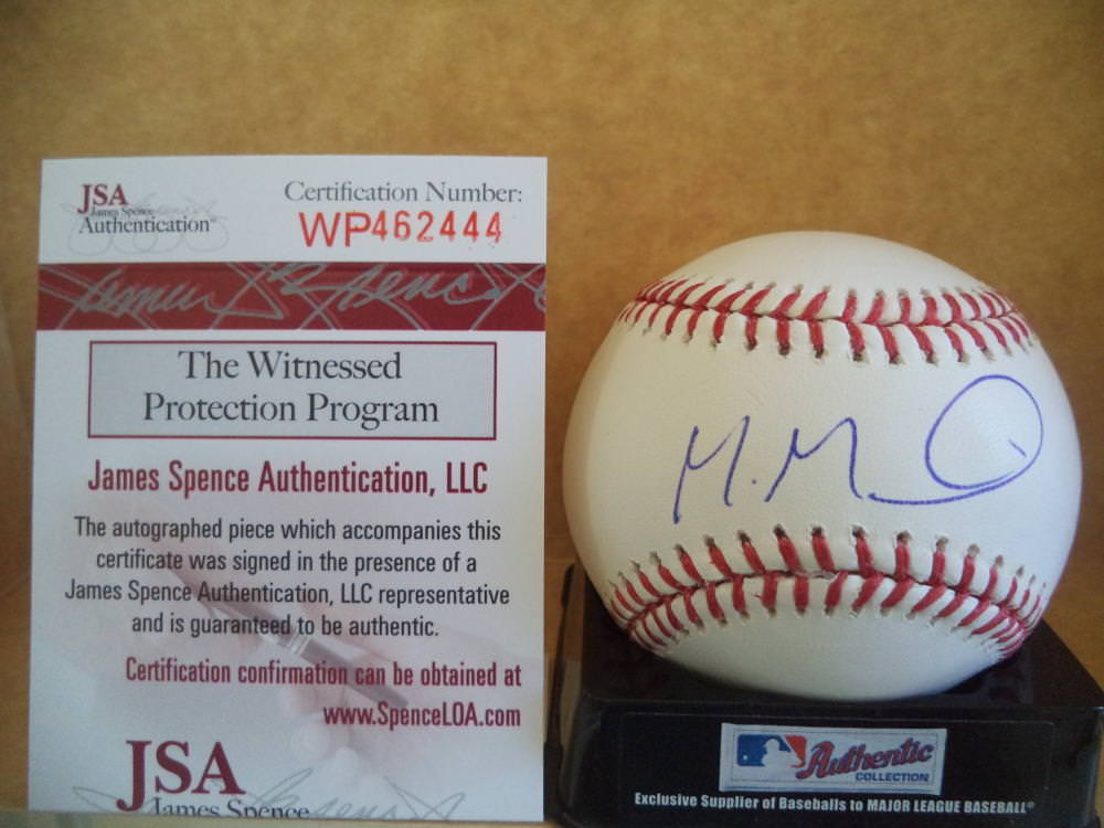 MANUEL MARGOT SAN DIEGO PADRES SIGNED AUTO ML BASEBALL JSA WP462444