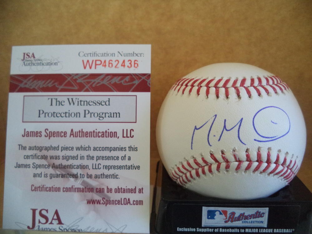 MANUEL MARGOT SAN DIEGO PADRES SIGNED AUTO ML BASEBALL JSA WP462436