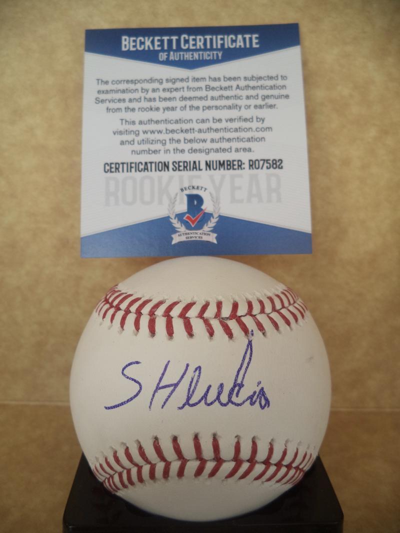 STARLING HEREDIA LA DODGERS ROOKIE YEAR SIGNED AUTO ML BASEBALL BECKETT R07582