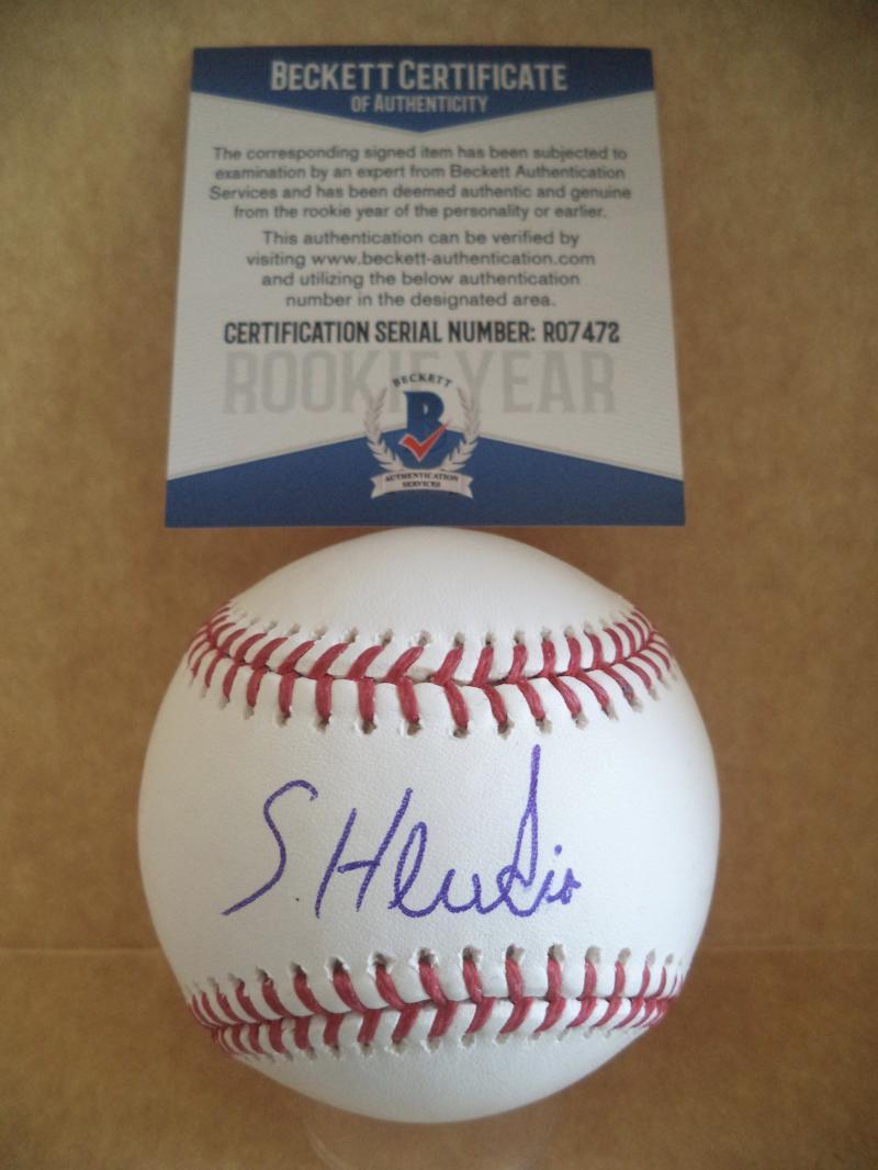 STARLING HEREDIA LA DODGERS ROOKIE YEAR SIGNED AUTO M.L BASEBALL BECKETT R07472