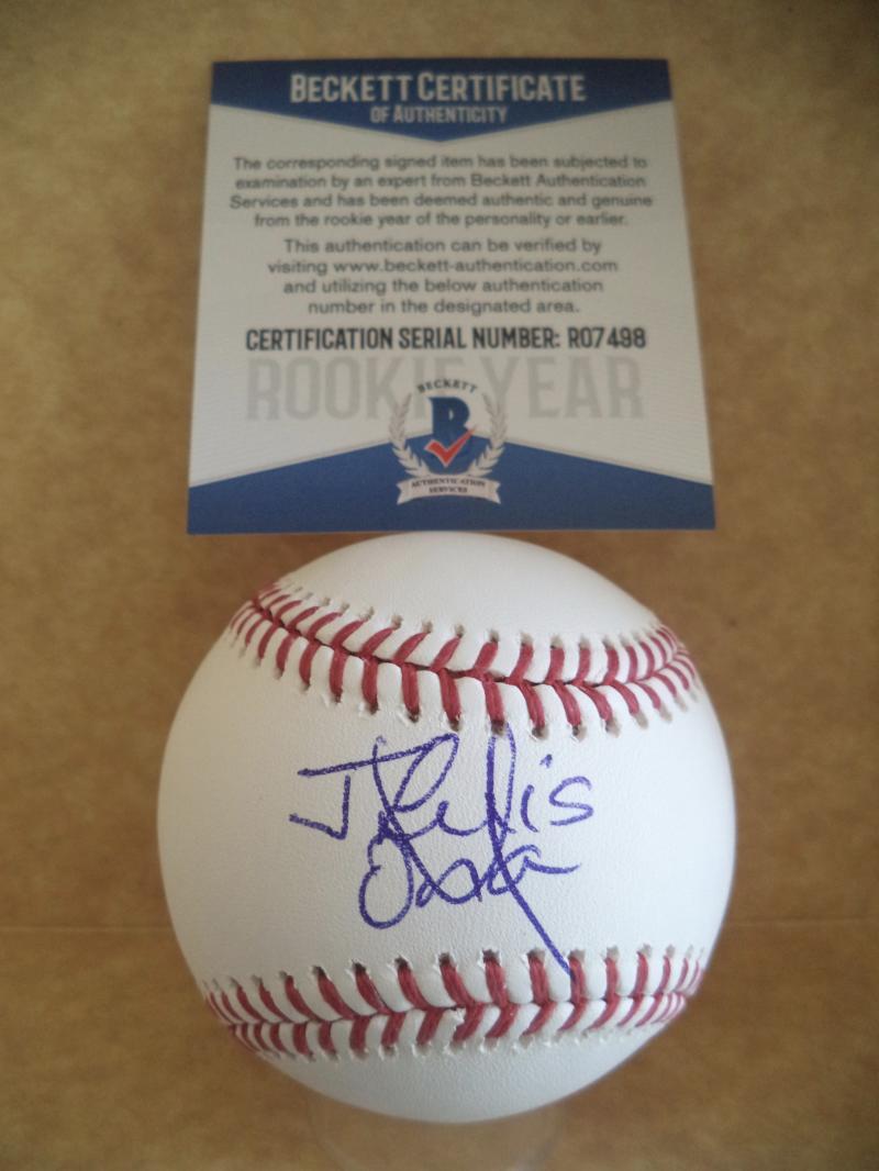 JORGE ONA SAN DIEGO PADRES ROOKIE YEAR SIGNED AUTO ML BASEBALL BECKETT R07498