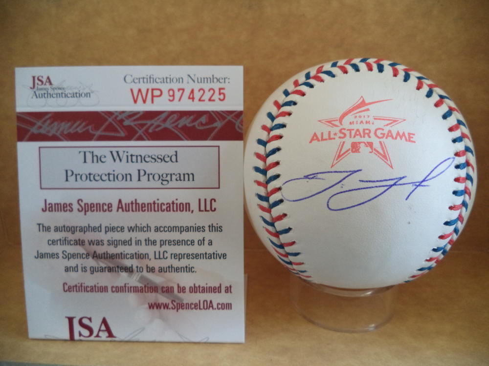 JAKE LAMB ARIZONA DIAMONDBACKS SIGNED AUTO 2017 ALL STAR BASEBALL JSA WP974225