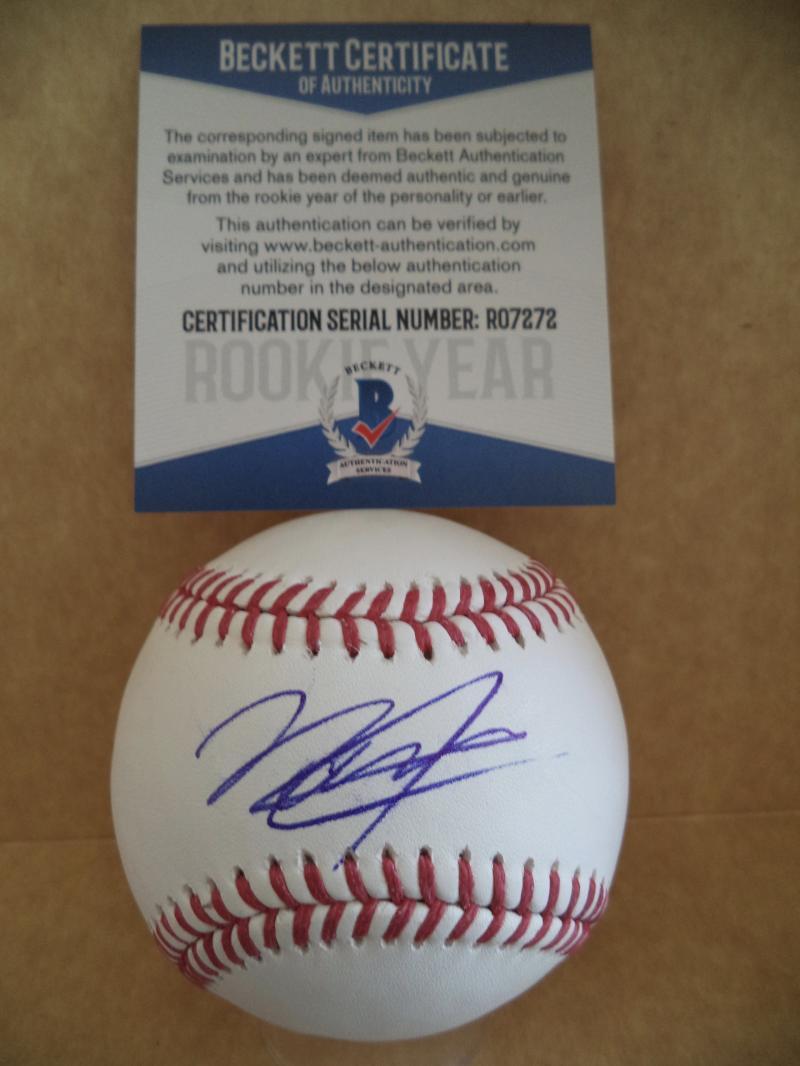 NANDER DE SEDAS FLORIDA STATE SEMINOLES SIGNED AUTO M.L. BASEBALL BECKETT R07272