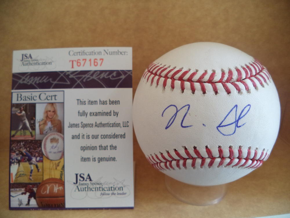 NICK SENZEL CINCINNATI REDS SIGNED AUTOGRAPHED M.L. BASEBALL JSA T67167