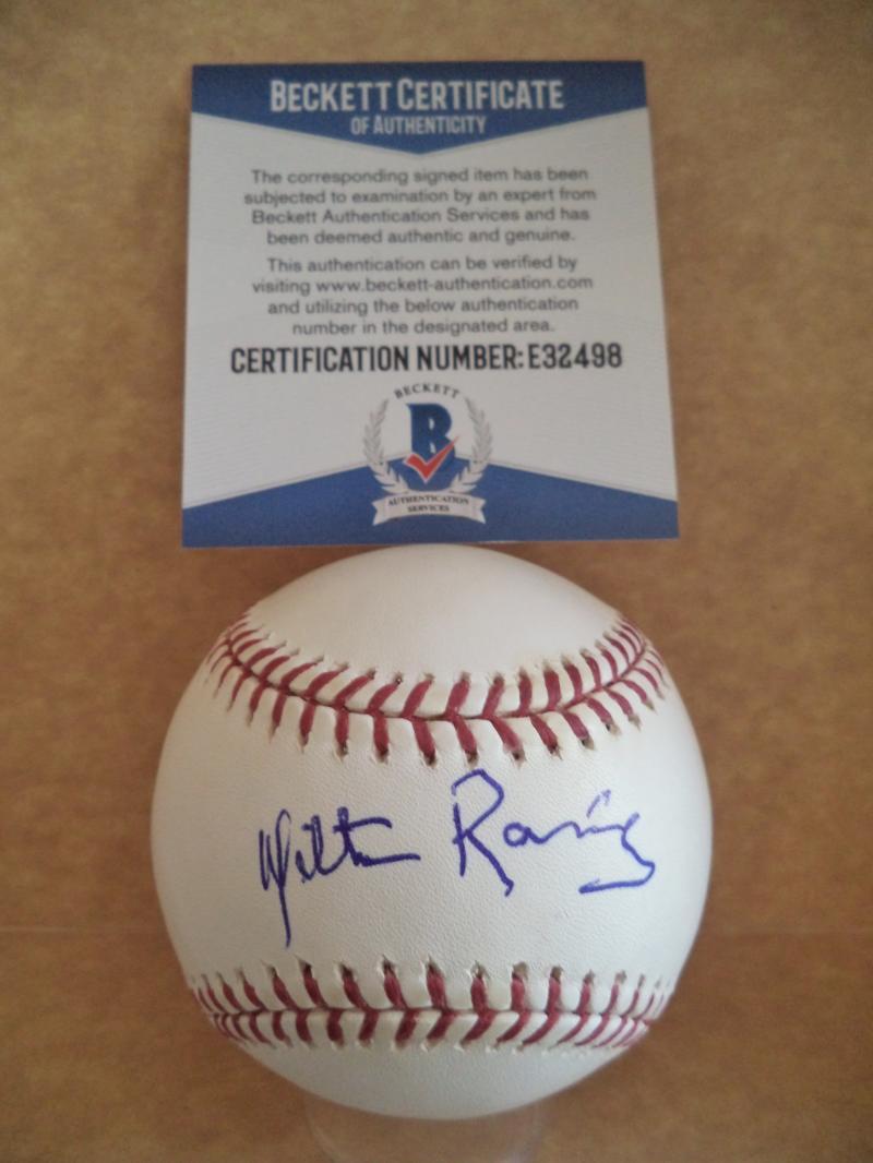 MILT RAMIREZ ST. LOUIS CARDINALS SIGNED AUTOGRAPHED M.L. BASEBALL BECKETT E32498