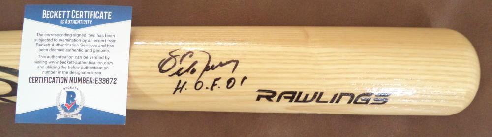 FELO RAMIREZ RARE HOF01 DECEASED SIGNED RAWLINGS BIG STICK BAT BECKETT E33672
